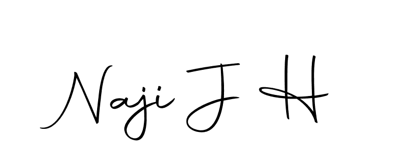 Here are the top 10 professional signature styles for the name Naji J H. These are the best autograph styles you can use for your name. Naji J H signature style 10 images and pictures png