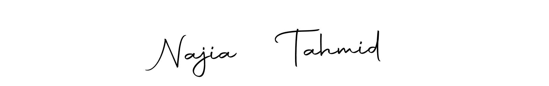 Once you've used our free online signature maker to create your best signature Autography-DOLnW style, it's time to enjoy all of the benefits that Najia ❤️ Tahmid name signing documents. Najia ❤️ Tahmid signature style 10 images and pictures png