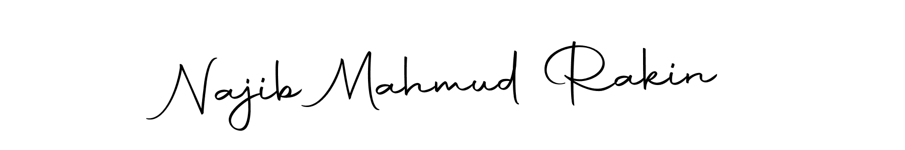 The best way (Autography-DOLnW) to make a short signature is to pick only two or three words in your name. The name Najib Mahmud Rakin include a total of six letters. For converting this name. Najib Mahmud Rakin signature style 10 images and pictures png