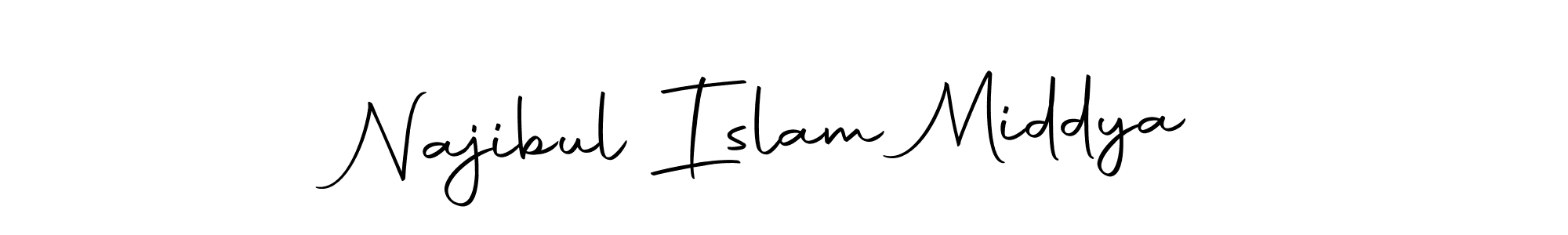 Make a short Najibul Islam Middya signature style. Manage your documents anywhere anytime using Autography-DOLnW. Create and add eSignatures, submit forms, share and send files easily. Najibul Islam Middya signature style 10 images and pictures png