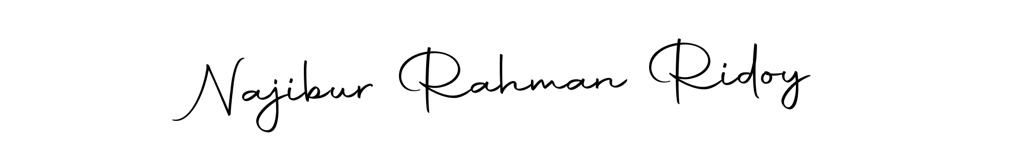 Najibur Rahman Ridoy stylish signature style. Best Handwritten Sign (Autography-DOLnW) for my name. Handwritten Signature Collection Ideas for my name Najibur Rahman Ridoy. Najibur Rahman Ridoy signature style 10 images and pictures png