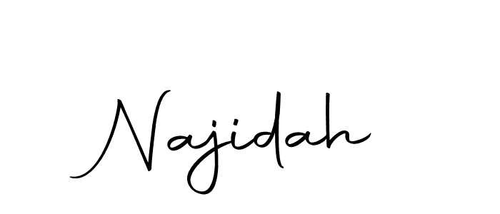 Make a short Najidah signature style. Manage your documents anywhere anytime using Autography-DOLnW. Create and add eSignatures, submit forms, share and send files easily. Najidah signature style 10 images and pictures png