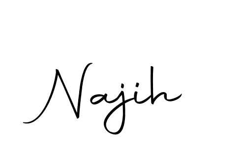Here are the top 10 professional signature styles for the name Najih. These are the best autograph styles you can use for your name. Najih signature style 10 images and pictures png