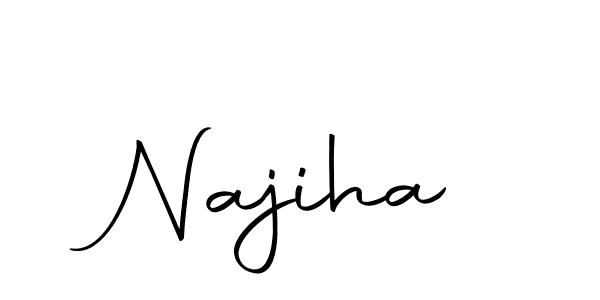 You can use this online signature creator to create a handwritten signature for the name Najiha. This is the best online autograph maker. Najiha signature style 10 images and pictures png