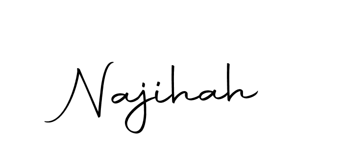 Similarly Autography-DOLnW is the best handwritten signature design. Signature creator online .You can use it as an online autograph creator for name Najihah. Najihah signature style 10 images and pictures png