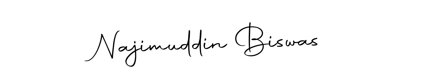 Make a beautiful signature design for name Najimuddin Biswas. With this signature (Autography-DOLnW) style, you can create a handwritten signature for free. Najimuddin Biswas signature style 10 images and pictures png