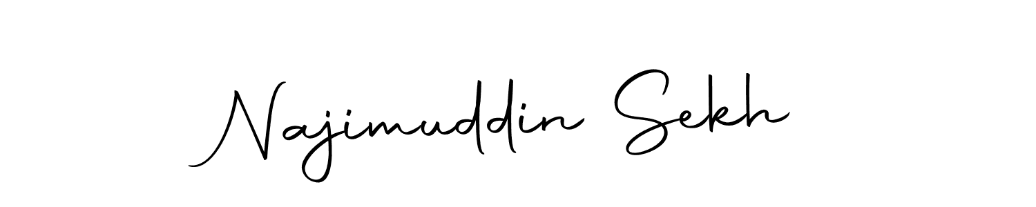 Najimuddin Sekh stylish signature style. Best Handwritten Sign (Autography-DOLnW) for my name. Handwritten Signature Collection Ideas for my name Najimuddin Sekh. Najimuddin Sekh signature style 10 images and pictures png