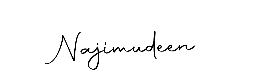 Make a beautiful signature design for name Najimudeen. Use this online signature maker to create a handwritten signature for free. Najimudeen signature style 10 images and pictures png