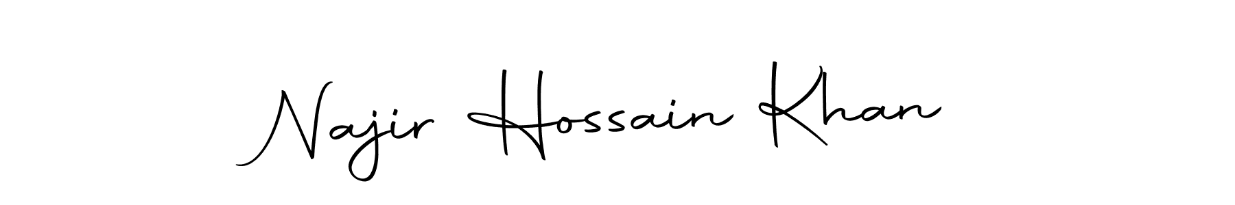 Create a beautiful signature design for name Najir Hossain Khan. With this signature (Autography-DOLnW) fonts, you can make a handwritten signature for free. Najir Hossain Khan signature style 10 images and pictures png