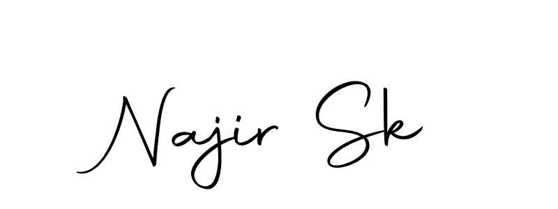 Make a beautiful signature design for name Najir Sk. Use this online signature maker to create a handwritten signature for free. Najir Sk signature style 10 images and pictures png