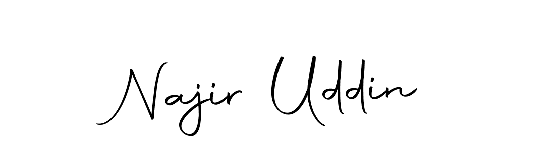 You should practise on your own different ways (Autography-DOLnW) to write your name (Najir Uddin) in signature. don't let someone else do it for you. Najir Uddin signature style 10 images and pictures png