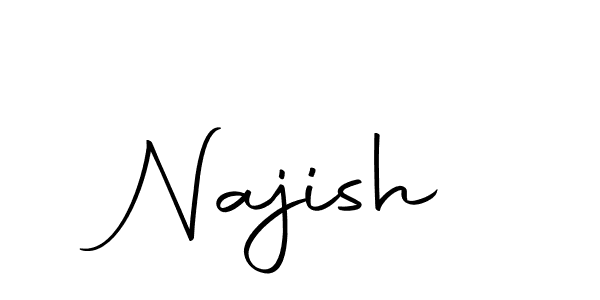 Create a beautiful signature design for name Najish. With this signature (Autography-DOLnW) fonts, you can make a handwritten signature for free. Najish signature style 10 images and pictures png