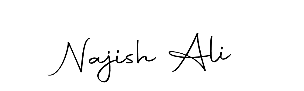 Make a beautiful signature design for name Najish Ali. With this signature (Autography-DOLnW) style, you can create a handwritten signature for free. Najish Ali signature style 10 images and pictures png