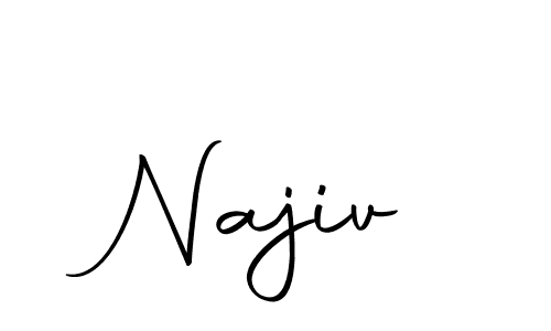 if you are searching for the best signature style for your name Najiv. so please give up your signature search. here we have designed multiple signature styles  using Autography-DOLnW. Najiv signature style 10 images and pictures png
