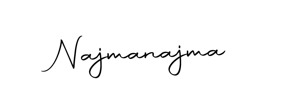 How to make Najmanajma name signature. Use Autography-DOLnW style for creating short signs online. This is the latest handwritten sign. Najmanajma signature style 10 images and pictures png