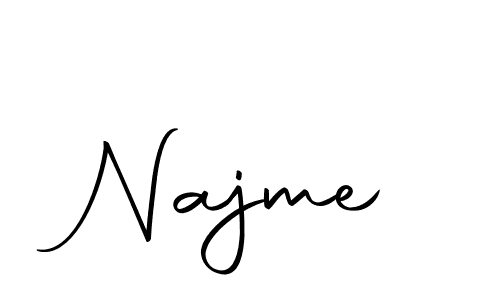 This is the best signature style for the Najme name. Also you like these signature font (Autography-DOLnW). Mix name signature. Najme signature style 10 images and pictures png