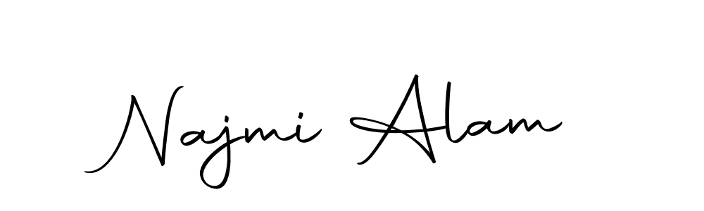How to make Najmi Alam signature? Autography-DOLnW is a professional autograph style. Create handwritten signature for Najmi Alam name. Najmi Alam signature style 10 images and pictures png