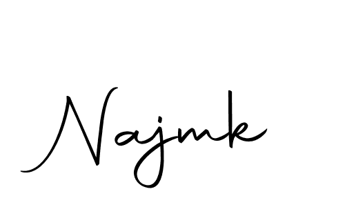 Here are the top 10 professional signature styles for the name Najmk. These are the best autograph styles you can use for your name. Najmk signature style 10 images and pictures png