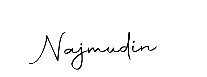 Design your own signature with our free online signature maker. With this signature software, you can create a handwritten (Autography-DOLnW) signature for name Najmudin. Najmudin signature style 10 images and pictures png