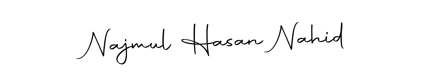 Autography-DOLnW is a professional signature style that is perfect for those who want to add a touch of class to their signature. It is also a great choice for those who want to make their signature more unique. Get Najmul Hasan Nahid name to fancy signature for free. Najmul Hasan Nahid signature style 10 images and pictures png