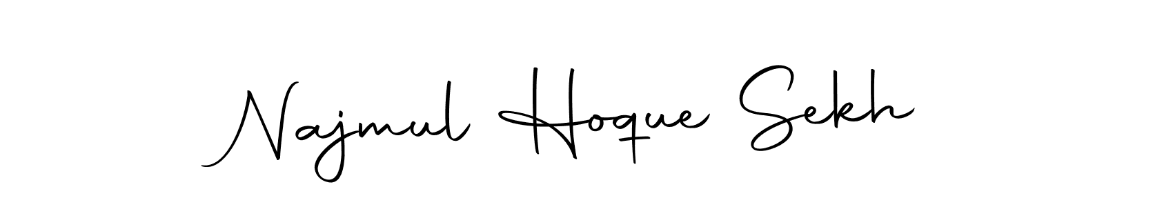 Make a beautiful signature design for name Najmul Hoque Sekh. With this signature (Autography-DOLnW) style, you can create a handwritten signature for free. Najmul Hoque Sekh signature style 10 images and pictures png