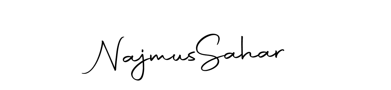 How to make Najmus  Sahar signature? Autography-DOLnW is a professional autograph style. Create handwritten signature for Najmus  Sahar name. Najmus  Sahar signature style 10 images and pictures png