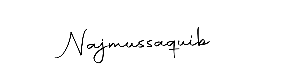 Also we have Najmussaquib name is the best signature style. Create professional handwritten signature collection using Autography-DOLnW autograph style. Najmussaquib signature style 10 images and pictures png