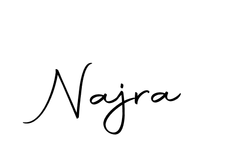 You should practise on your own different ways (Autography-DOLnW) to write your name (Najra) in signature. don't let someone else do it for you. Najra signature style 10 images and pictures png