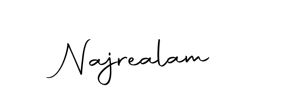 if you are searching for the best signature style for your name Najrealam. so please give up your signature search. here we have designed multiple signature styles  using Autography-DOLnW. Najrealam signature style 10 images and pictures png