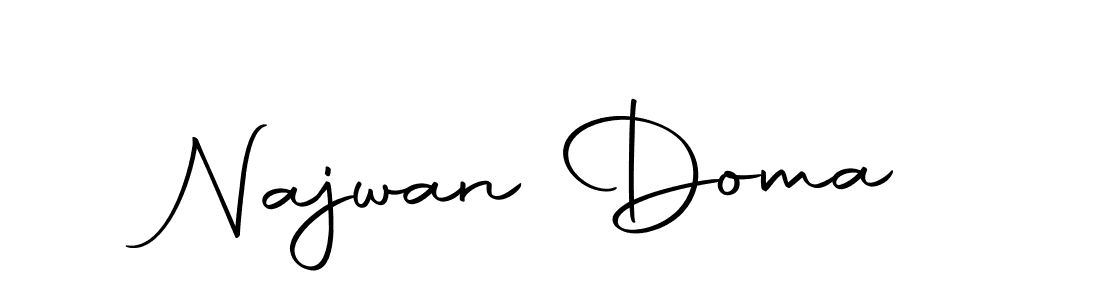 Najwan Doma stylish signature style. Best Handwritten Sign (Autography-DOLnW) for my name. Handwritten Signature Collection Ideas for my name Najwan Doma. Najwan Doma signature style 10 images and pictures png
