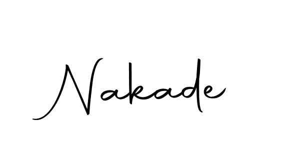 Nakade stylish signature style. Best Handwritten Sign (Autography-DOLnW) for my name. Handwritten Signature Collection Ideas for my name Nakade. Nakade signature style 10 images and pictures png