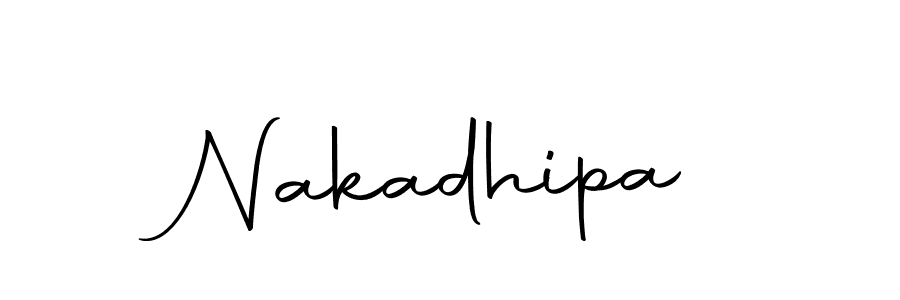 Design your own signature with our free online signature maker. With this signature software, you can create a handwritten (Autography-DOLnW) signature for name Nakadhipa. Nakadhipa signature style 10 images and pictures png