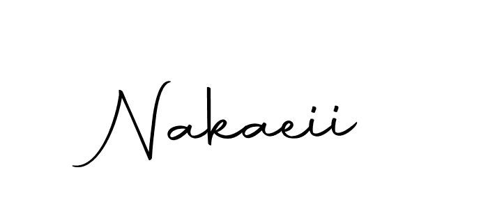 Design your own signature with our free online signature maker. With this signature software, you can create a handwritten (Autography-DOLnW) signature for name Nakaeii. Nakaeii signature style 10 images and pictures png