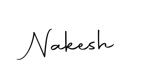 How to make Nakesh signature? Autography-DOLnW is a professional autograph style. Create handwritten signature for Nakesh name. Nakesh signature style 10 images and pictures png