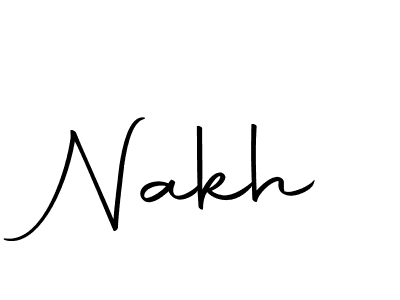 Make a beautiful signature design for name Nakh. Use this online signature maker to create a handwritten signature for free. Nakh signature style 10 images and pictures png