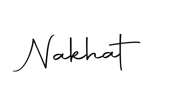 Similarly Autography-DOLnW is the best handwritten signature design. Signature creator online .You can use it as an online autograph creator for name Nakhat. Nakhat signature style 10 images and pictures png
