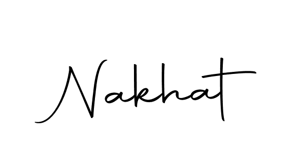 Create a beautiful signature design for name Nakhat. With this signature (Autography-DOLnW) fonts, you can make a handwritten signature for free. Nakhat signature style 10 images and pictures png