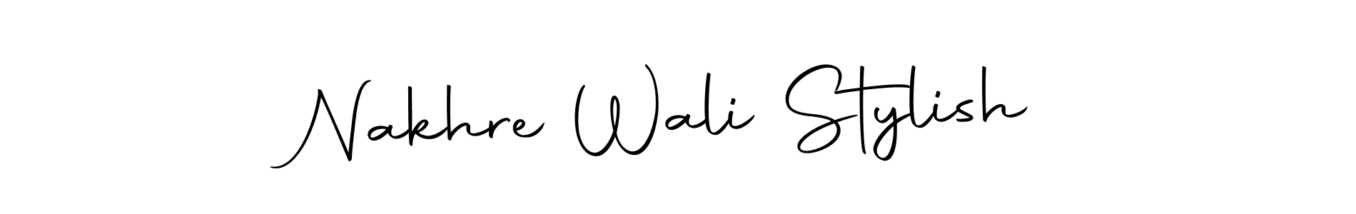 The best way (Autography-DOLnW) to make a short signature is to pick only two or three words in your name. The name Nakhre Wali Stylish include a total of six letters. For converting this name. Nakhre Wali Stylish signature style 10 images and pictures png
