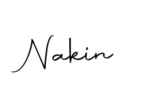 You should practise on your own different ways (Autography-DOLnW) to write your name (Nakin) in signature. don't let someone else do it for you. Nakin signature style 10 images and pictures png