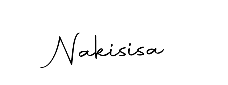 if you are searching for the best signature style for your name Nakisisa. so please give up your signature search. here we have designed multiple signature styles  using Autography-DOLnW. Nakisisa signature style 10 images and pictures png