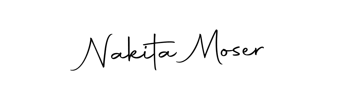 Also we have Nakita Moser name is the best signature style. Create professional handwritten signature collection using Autography-DOLnW autograph style. Nakita Moser signature style 10 images and pictures png