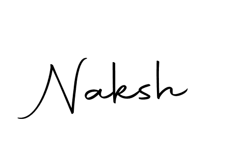 Make a beautiful signature design for name Naksh. Use this online signature maker to create a handwritten signature for free. Naksh signature style 10 images and pictures png