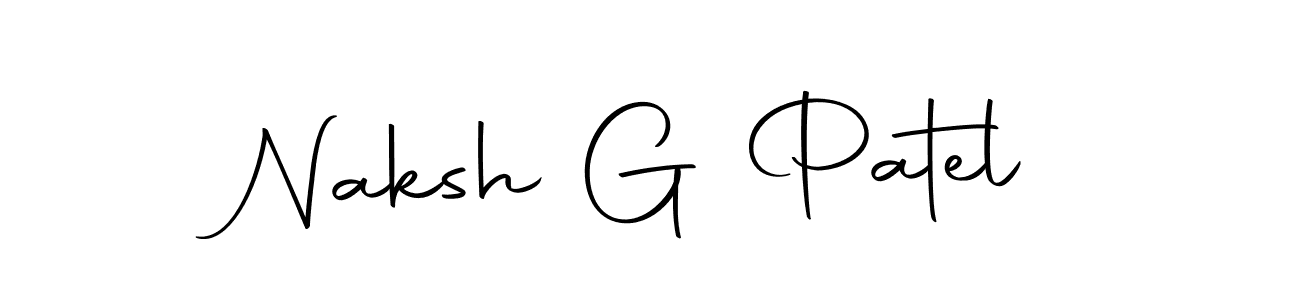 Use a signature maker to create a handwritten signature online. With this signature software, you can design (Autography-DOLnW) your own signature for name Naksh G Patel. Naksh G Patel signature style 10 images and pictures png