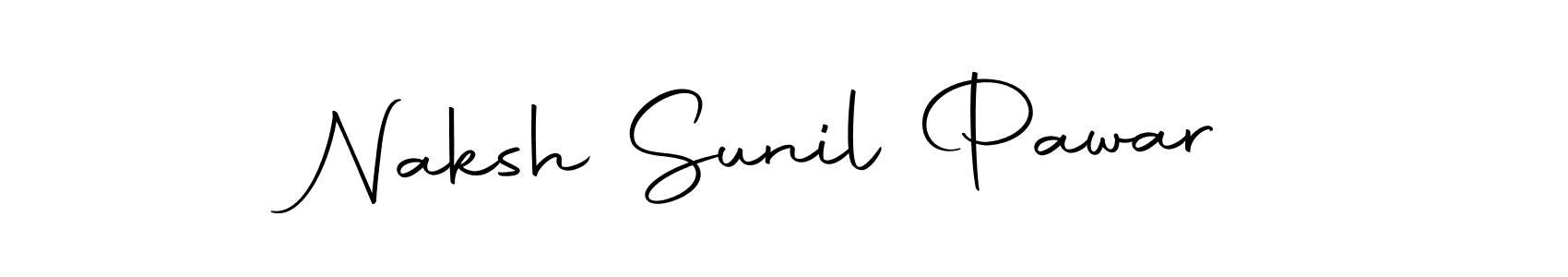 Autography-DOLnW is a professional signature style that is perfect for those who want to add a touch of class to their signature. It is also a great choice for those who want to make their signature more unique. Get Naksh Sunil Pawar name to fancy signature for free. Naksh Sunil Pawar signature style 10 images and pictures png