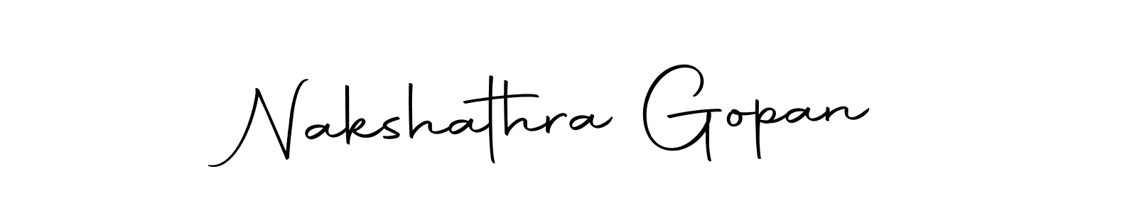 Nakshathra Gopan stylish signature style. Best Handwritten Sign (Autography-DOLnW) for my name. Handwritten Signature Collection Ideas for my name Nakshathra Gopan. Nakshathra Gopan signature style 10 images and pictures png