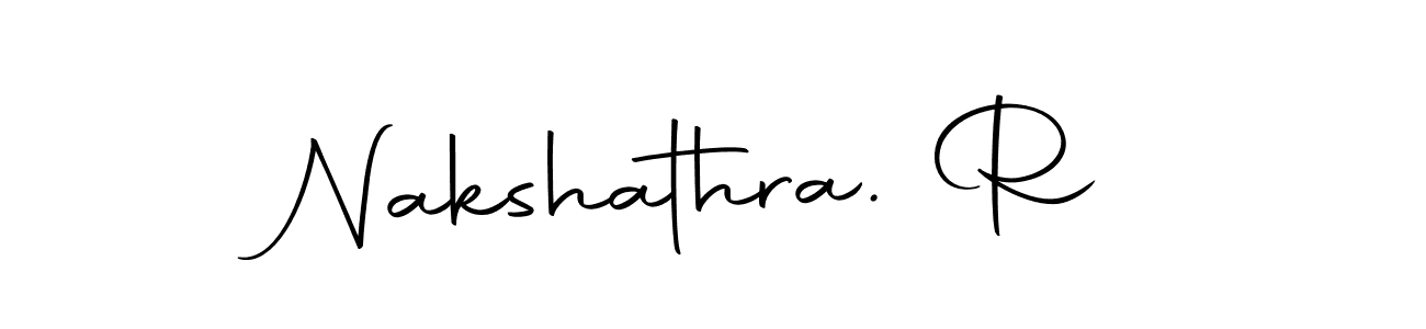 You should practise on your own different ways (Autography-DOLnW) to write your name (Nakshathra. R) in signature. don't let someone else do it for you. Nakshathra. R signature style 10 images and pictures png