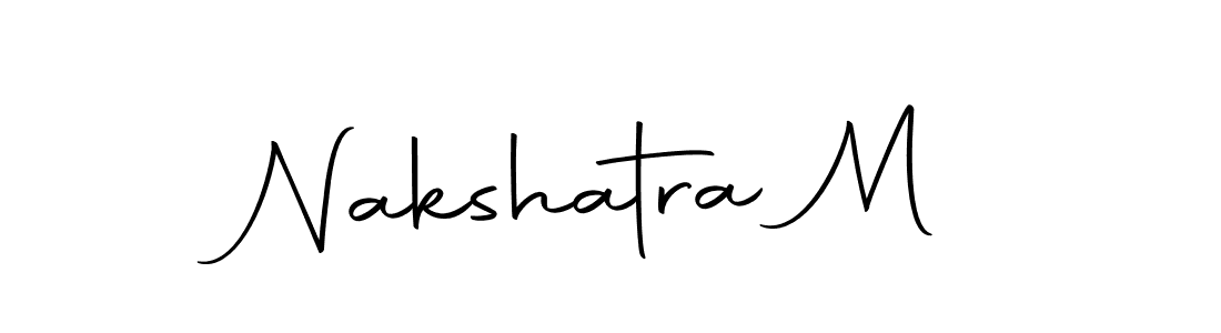 Make a beautiful signature design for name Nakshatra M. With this signature (Autography-DOLnW) style, you can create a handwritten signature for free. Nakshatra M signature style 10 images and pictures png