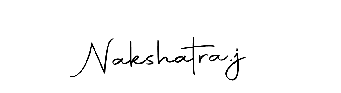 Nakshatra.j stylish signature style. Best Handwritten Sign (Autography-DOLnW) for my name. Handwritten Signature Collection Ideas for my name Nakshatra.j. Nakshatra.j signature style 10 images and pictures png