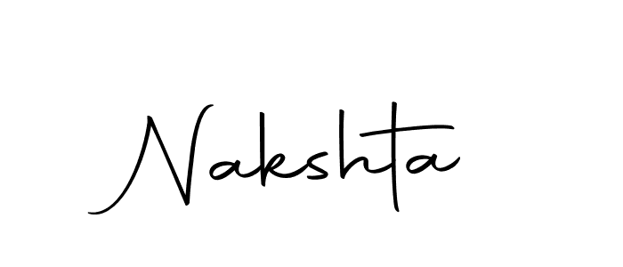 Make a short Nakshta signature style. Manage your documents anywhere anytime using Autography-DOLnW. Create and add eSignatures, submit forms, share and send files easily. Nakshta signature style 10 images and pictures png
