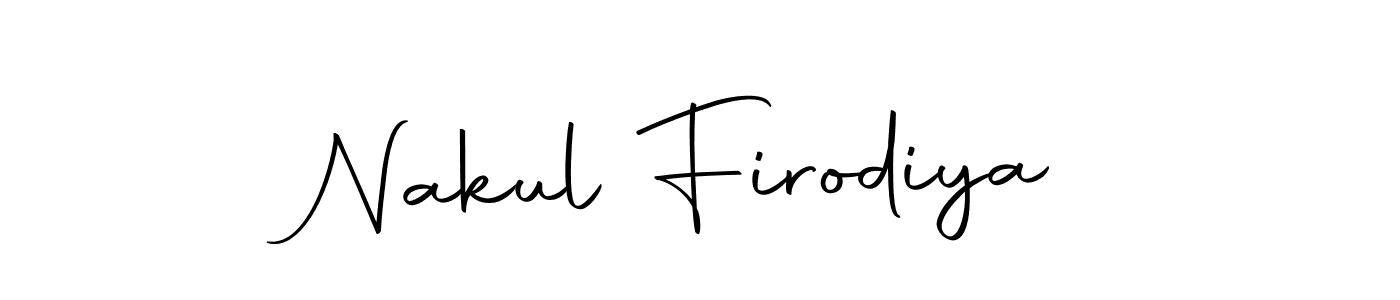 Make a beautiful signature design for name Nakul Firodiya. With this signature (Autography-DOLnW) style, you can create a handwritten signature for free. Nakul Firodiya signature style 10 images and pictures png